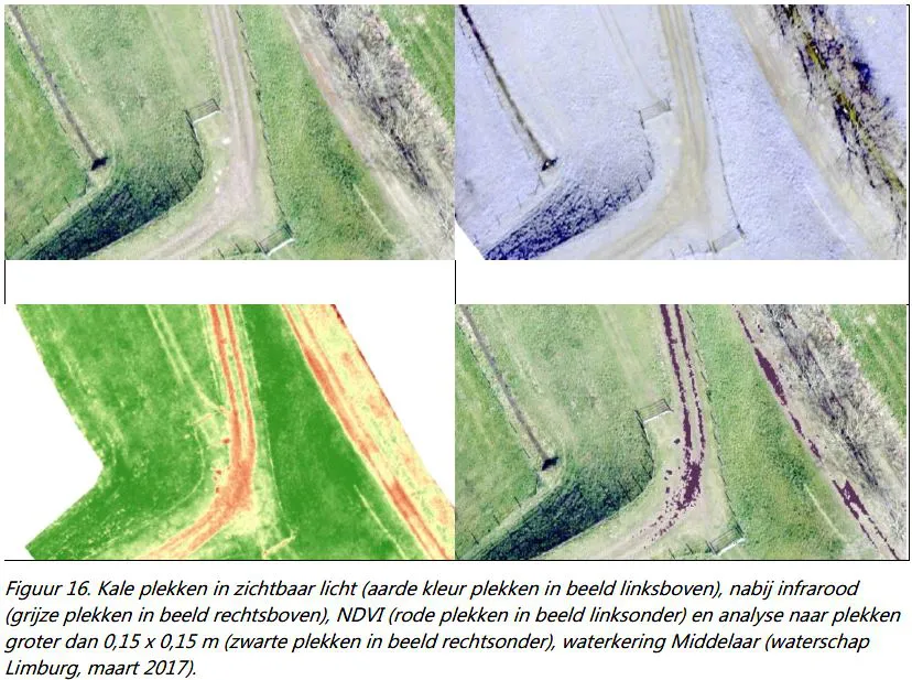 RPAS opname van kale plekken